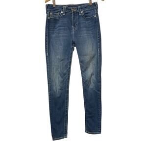 True Religion Halle High Rise Stretch Super Skinny Fit Jeans Women’s 29 (29x29)